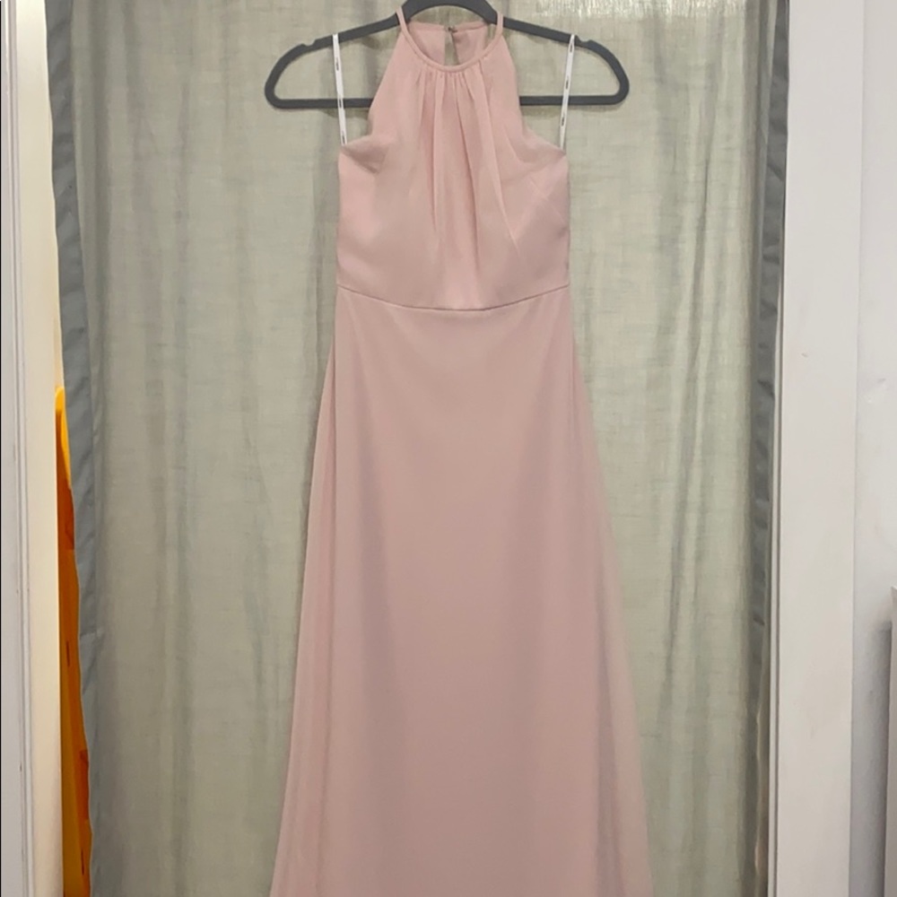Dessy JR549 Junior Dress Luxe Chiffon size 6 NWT